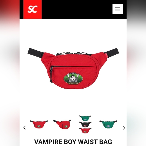 Supreme Vampire Boy Waist Bag *SS21* *NWT* - Picture 1 of 10
